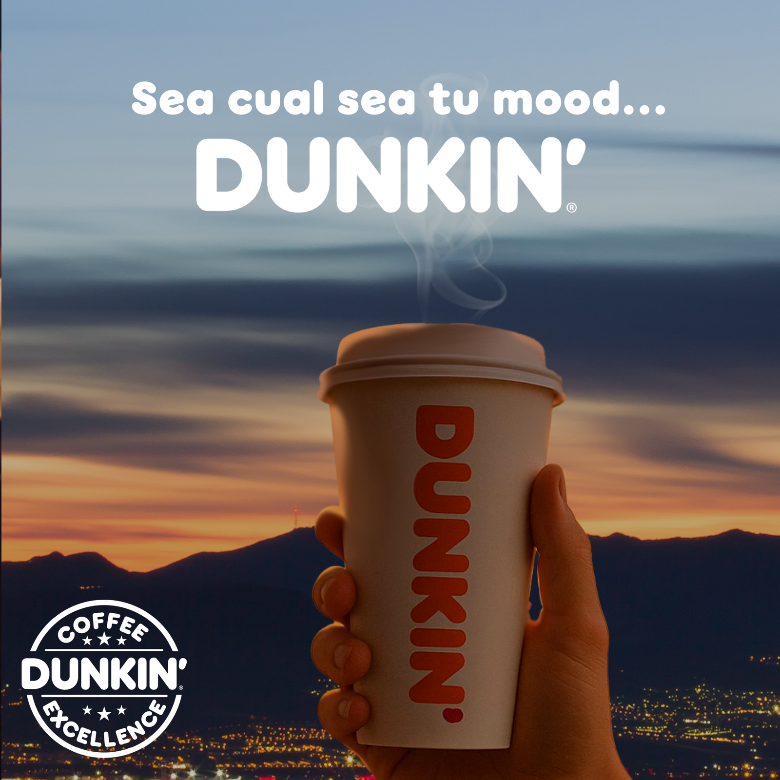 Pieza publicitaria para Dunkin
